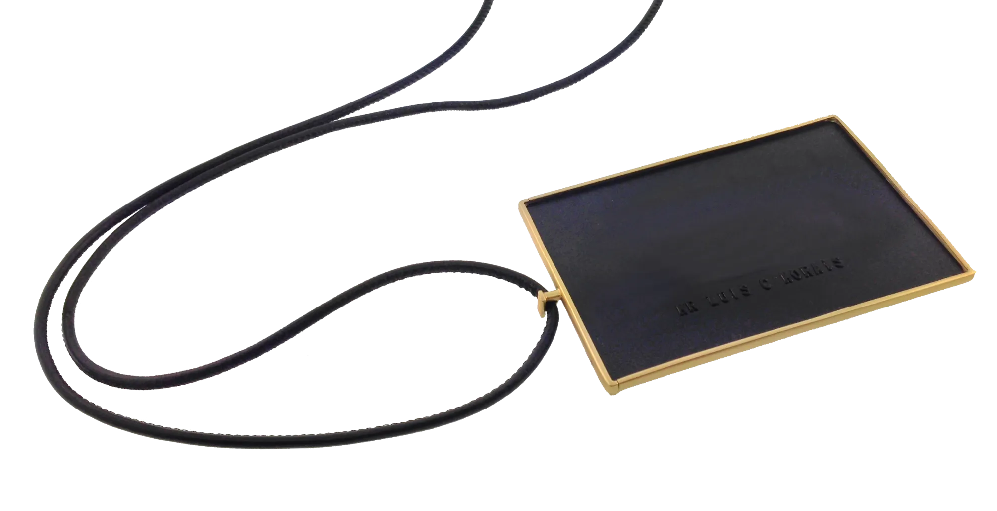 14K Gold Concert Wallet on Cord Necklace