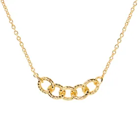 14kt gd. dip. cut link boy friend chain necklace