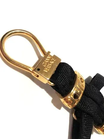 1990s GIANNI VERSACE MEDUSA MEDALLION KEY RING BAG CHARM