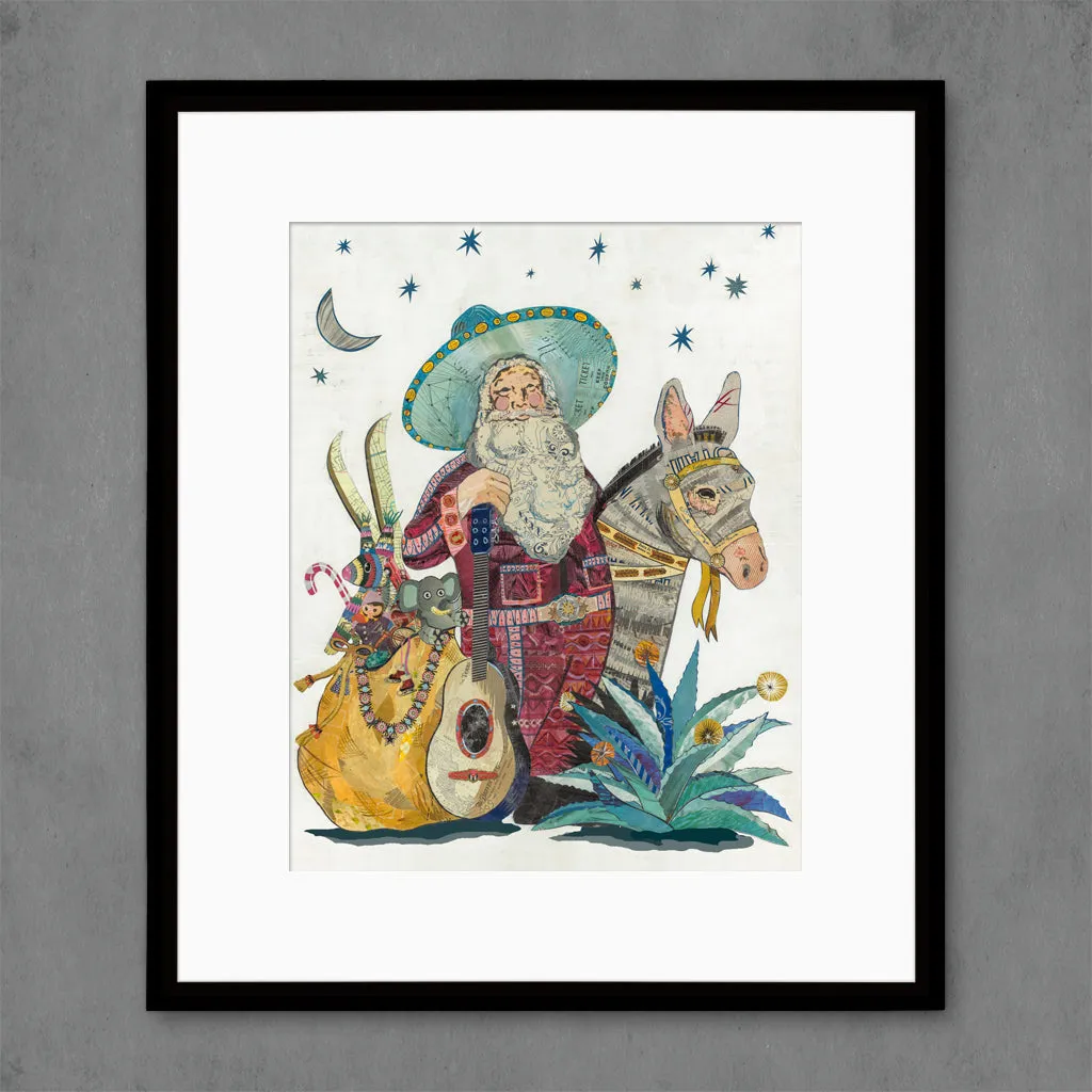 2018 SANTA CLAUS limited edition paper print