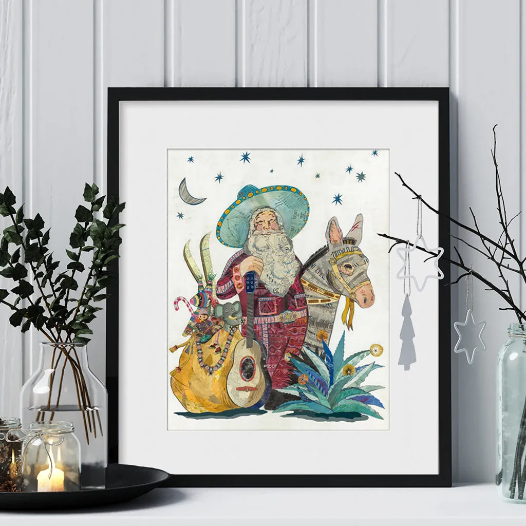 2018 SANTA CLAUS limited edition paper print