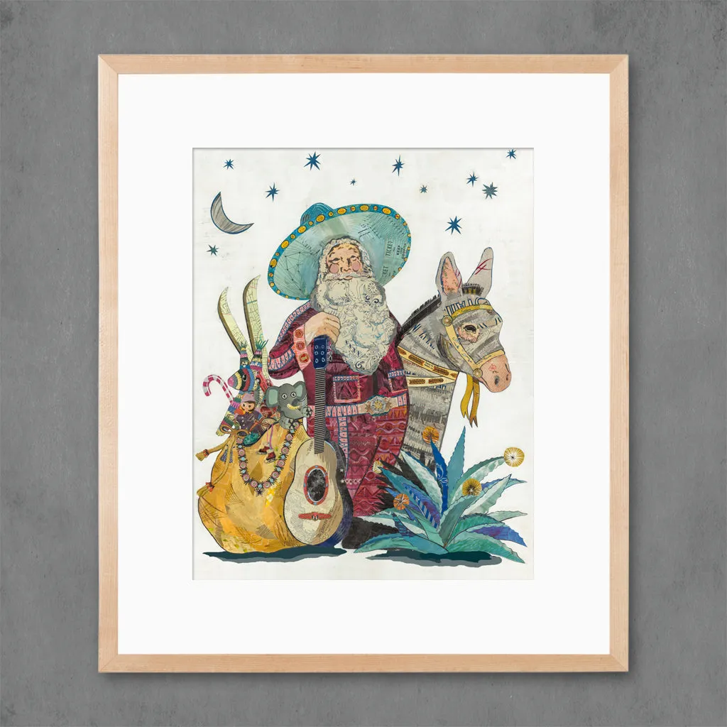 2018 SANTA CLAUS limited edition paper print