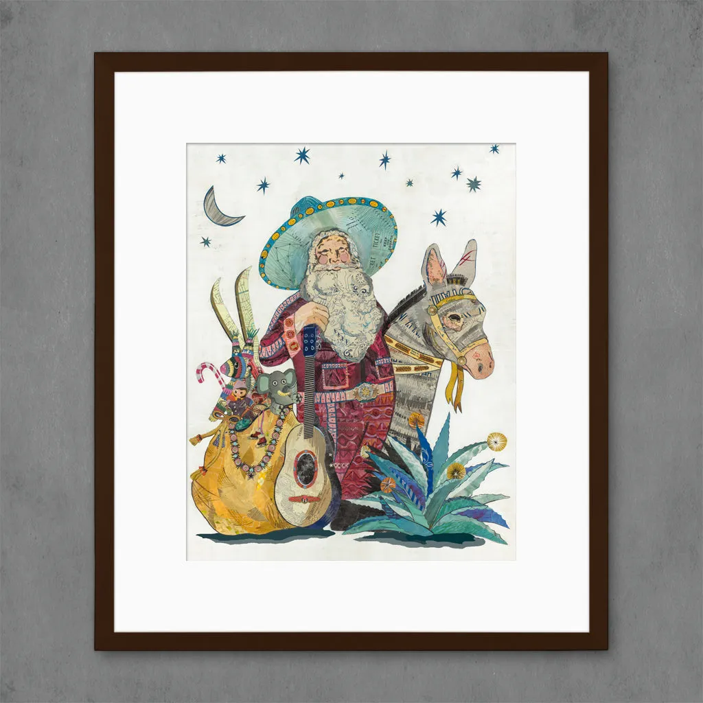 2018 SANTA CLAUS limited edition paper print