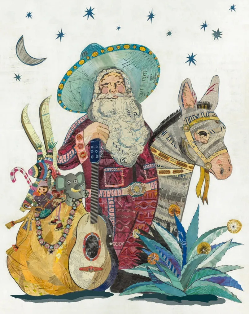 2018 SANTA CLAUS limited edition paper print