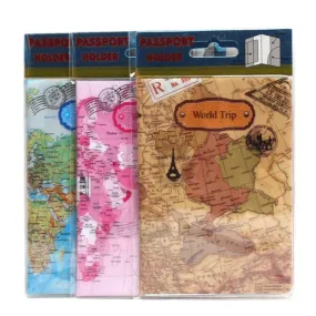 22 Styles For Choose Fashion Cartoon Style 3D Passport Holder PVC Travel Passport Cover Case,14*9.6cm Card & ID Holders