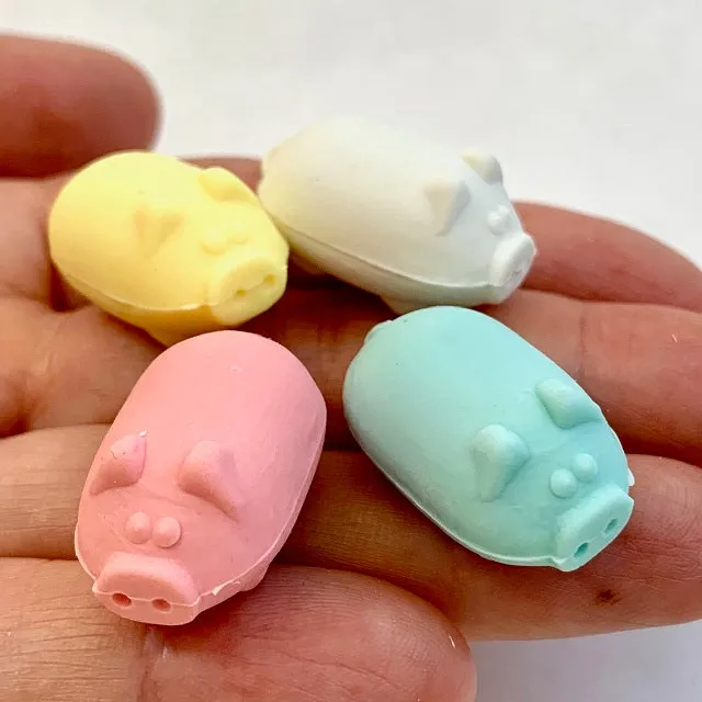 38192 DOUBLE MINI PIG ERASERS-40