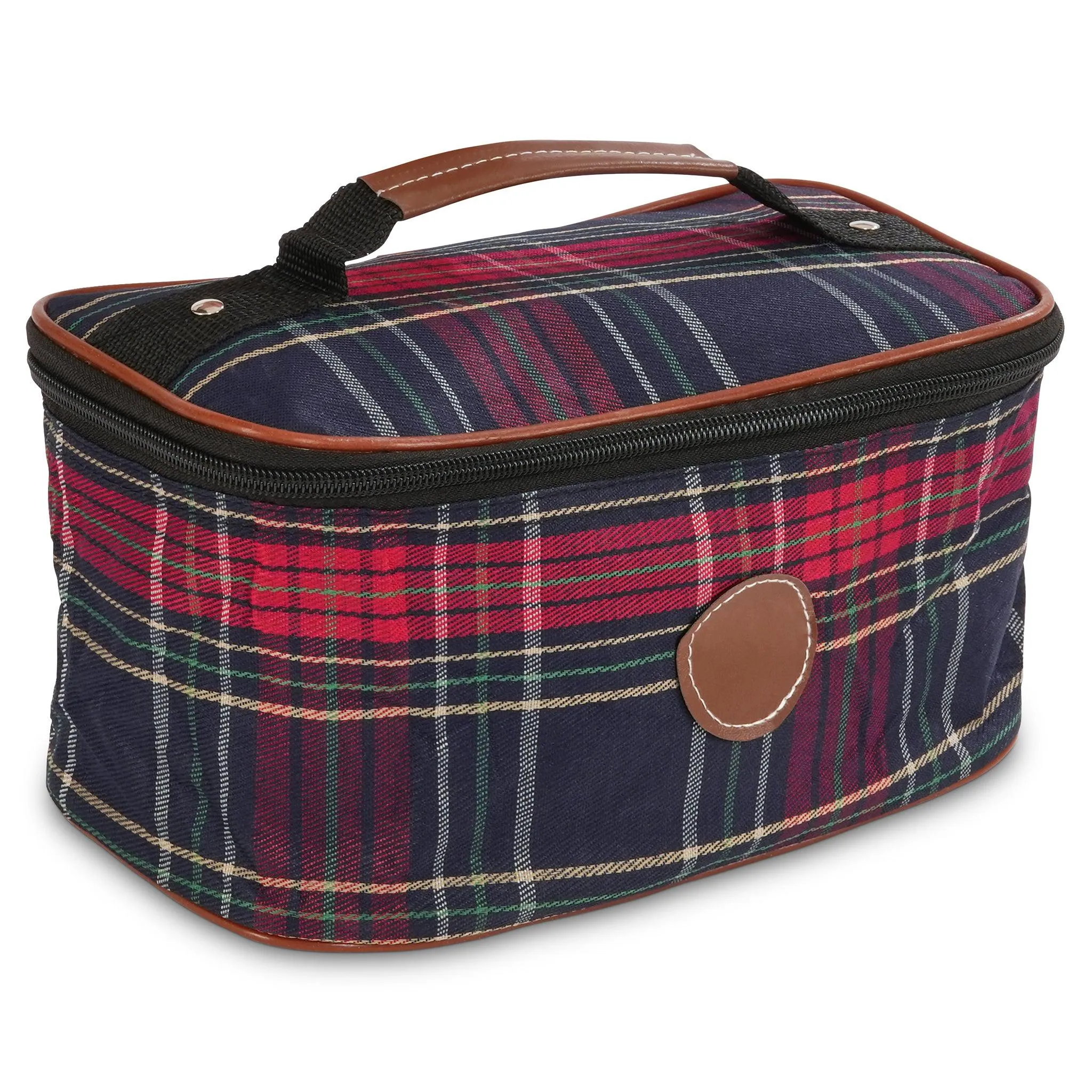 4 Piece Luggage Bag Set - Tartan