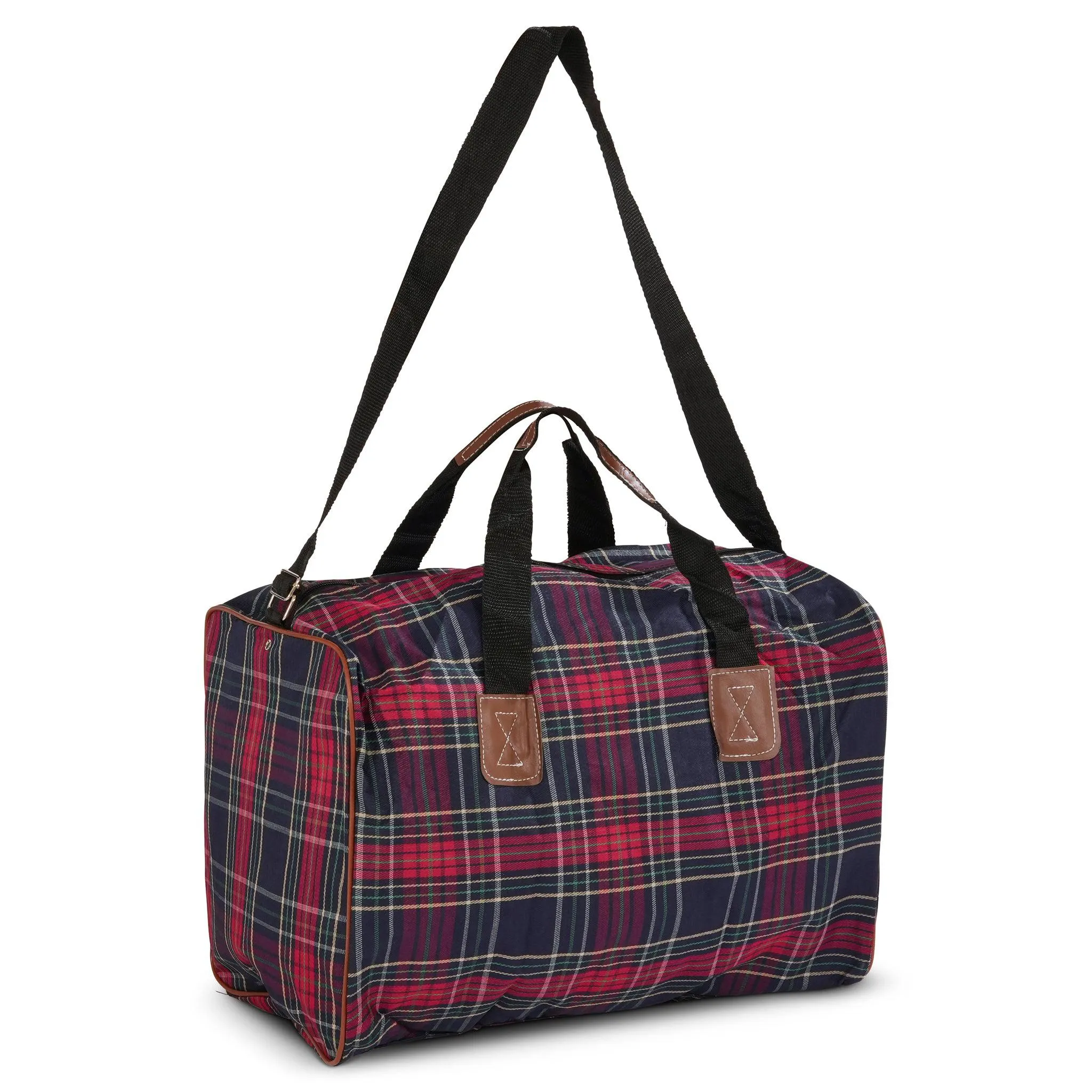 4 Piece Luggage Bag Set - Tartan