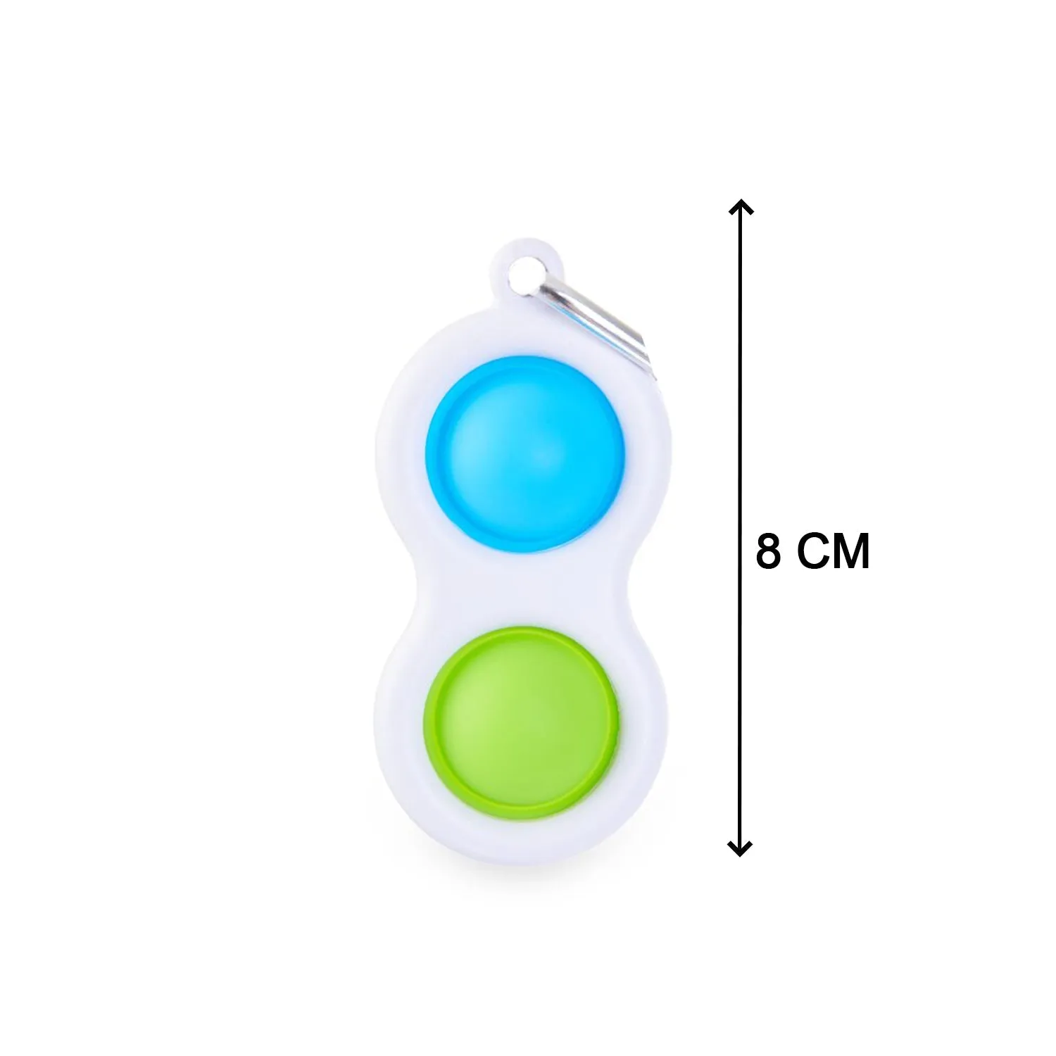 4850 Simple Dimple Fidget Toy Mini Keychain