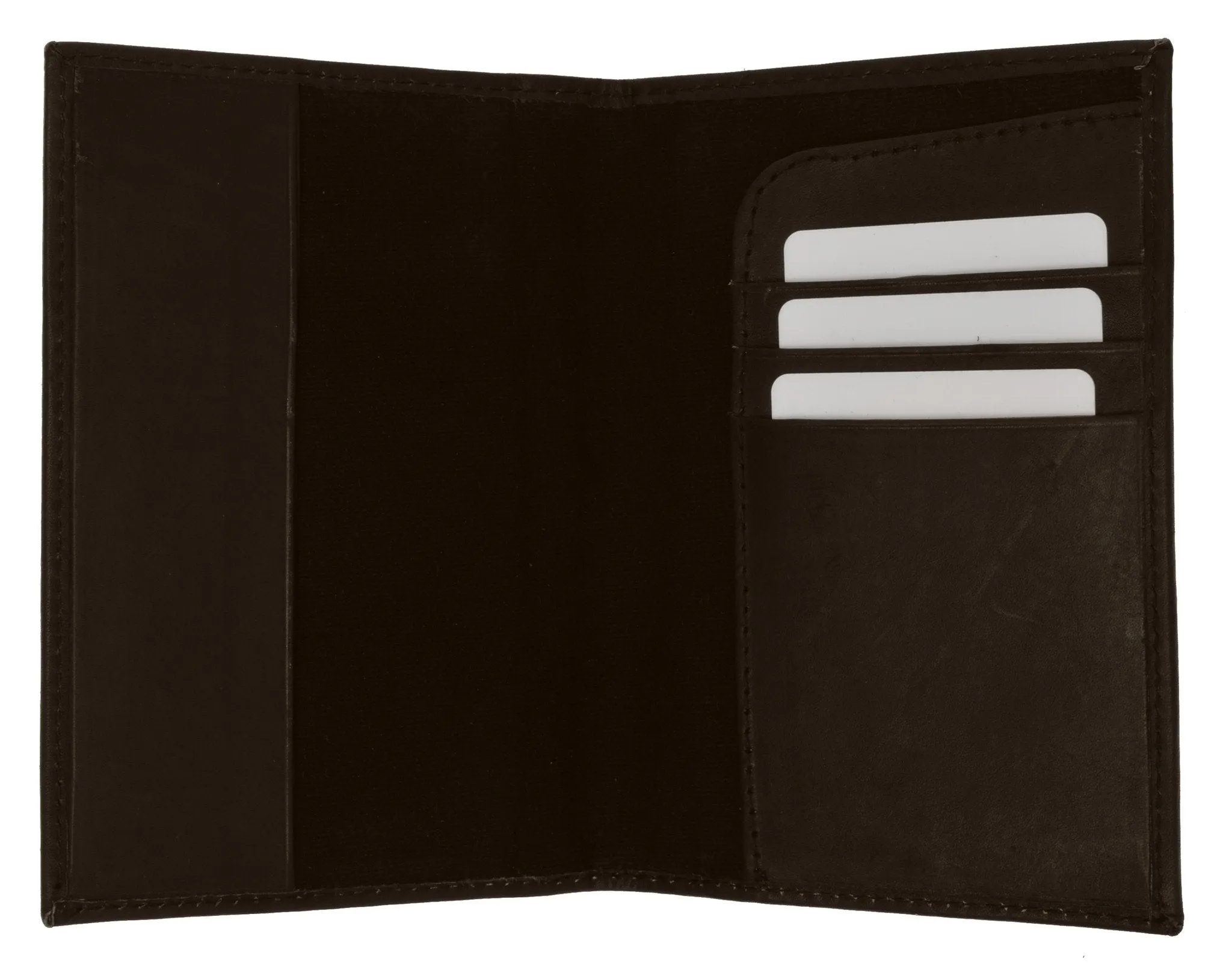 601CF BLIND/Leather Passport wallet with Card holder