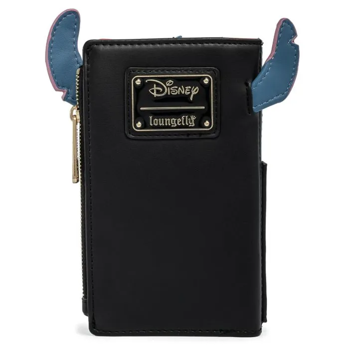 6" Disney : Lilo & Stitch - Vampire Stitch Cosplay Faux Leather Flap Wallet Purse Loungefly