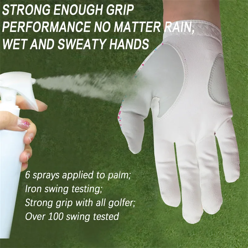 All Weather Grip 3 Pack Golf Skull Gloves Men