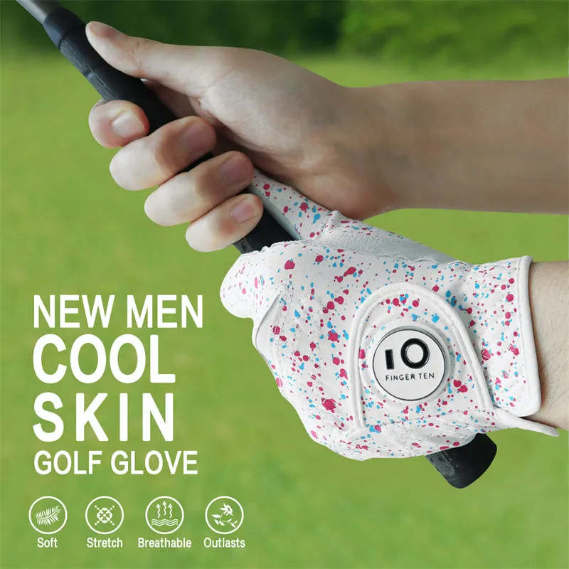 All Weather Grip 3 Pack Golf Skull Gloves Men