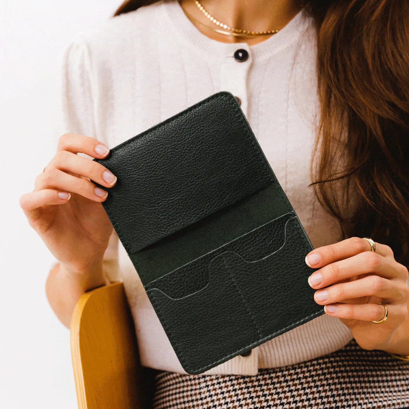 'Almost Perfect' Leather Modern Passport Holder