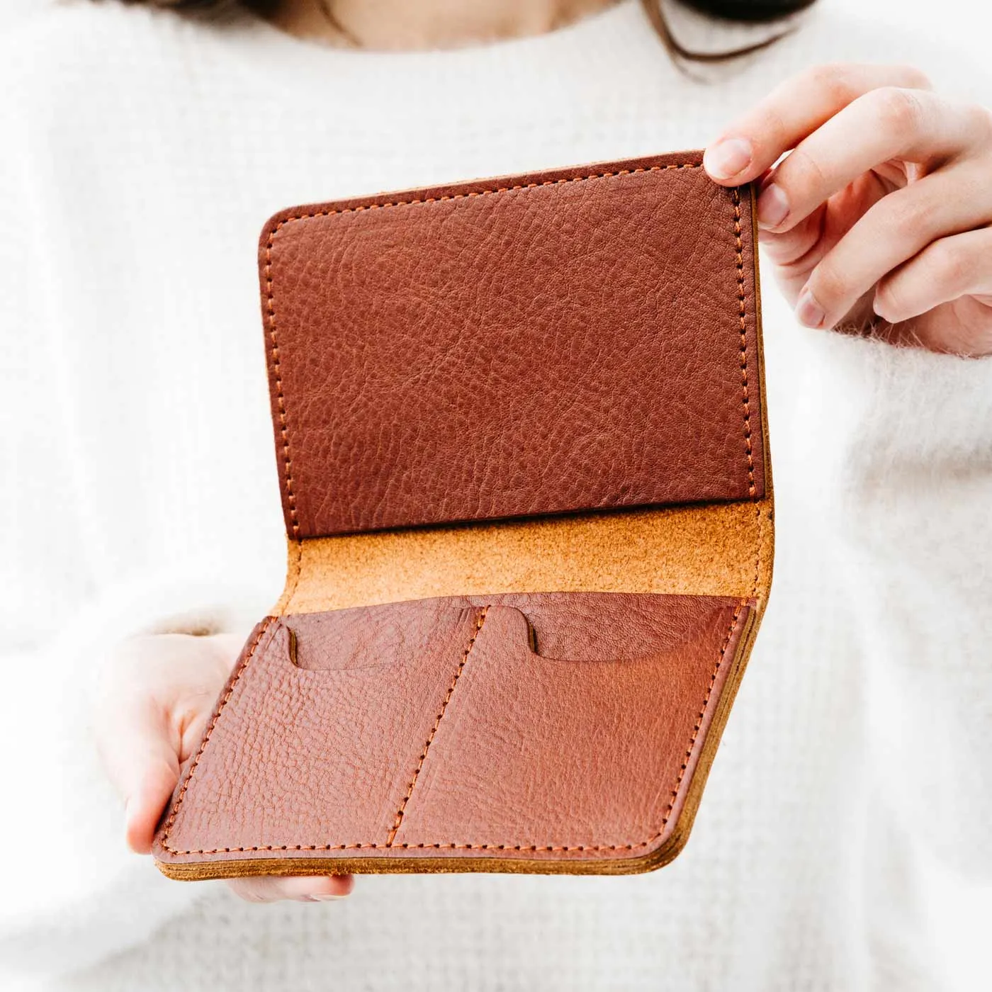 'Almost Perfect' Leather Modern Passport Holder