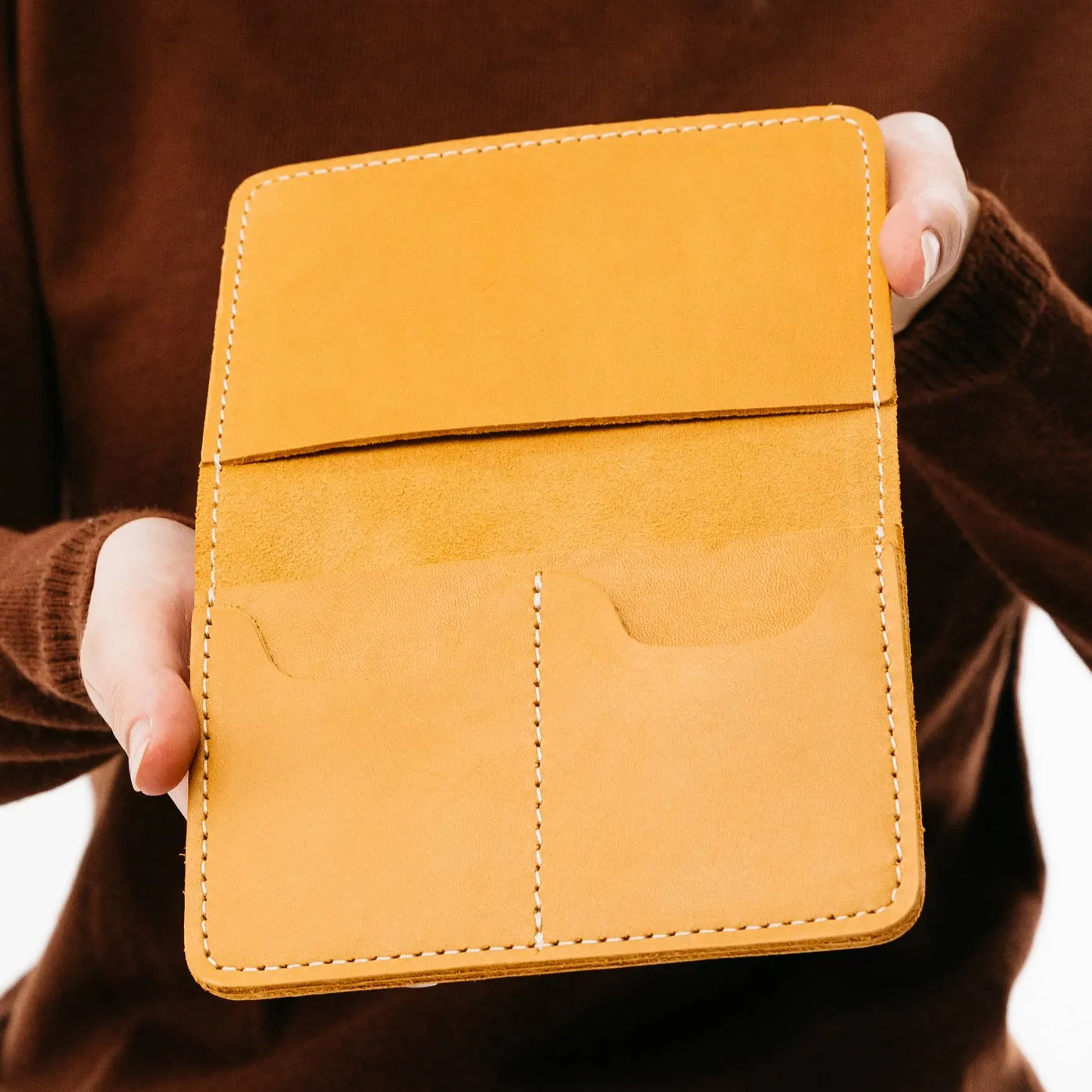 'Almost Perfect' Leather Modern Passport Holder