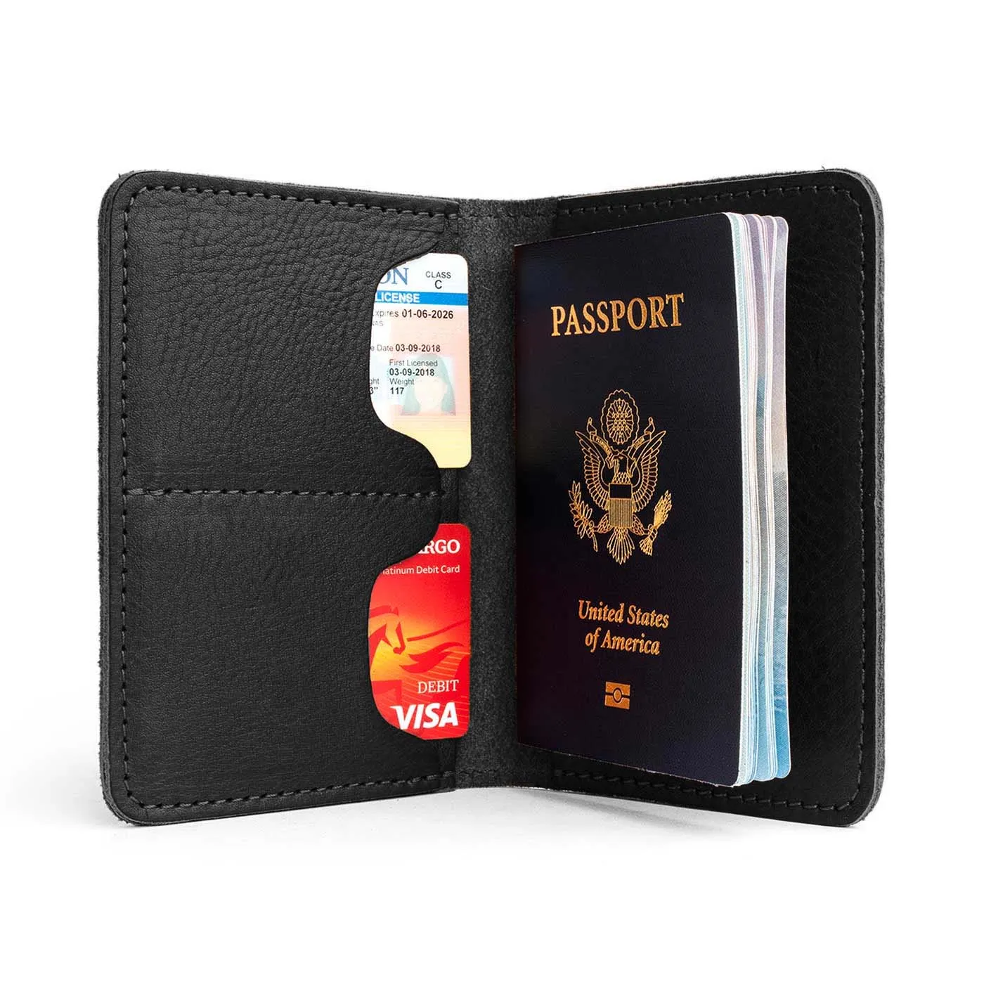 'Almost Perfect' Leather Modern Passport Holder