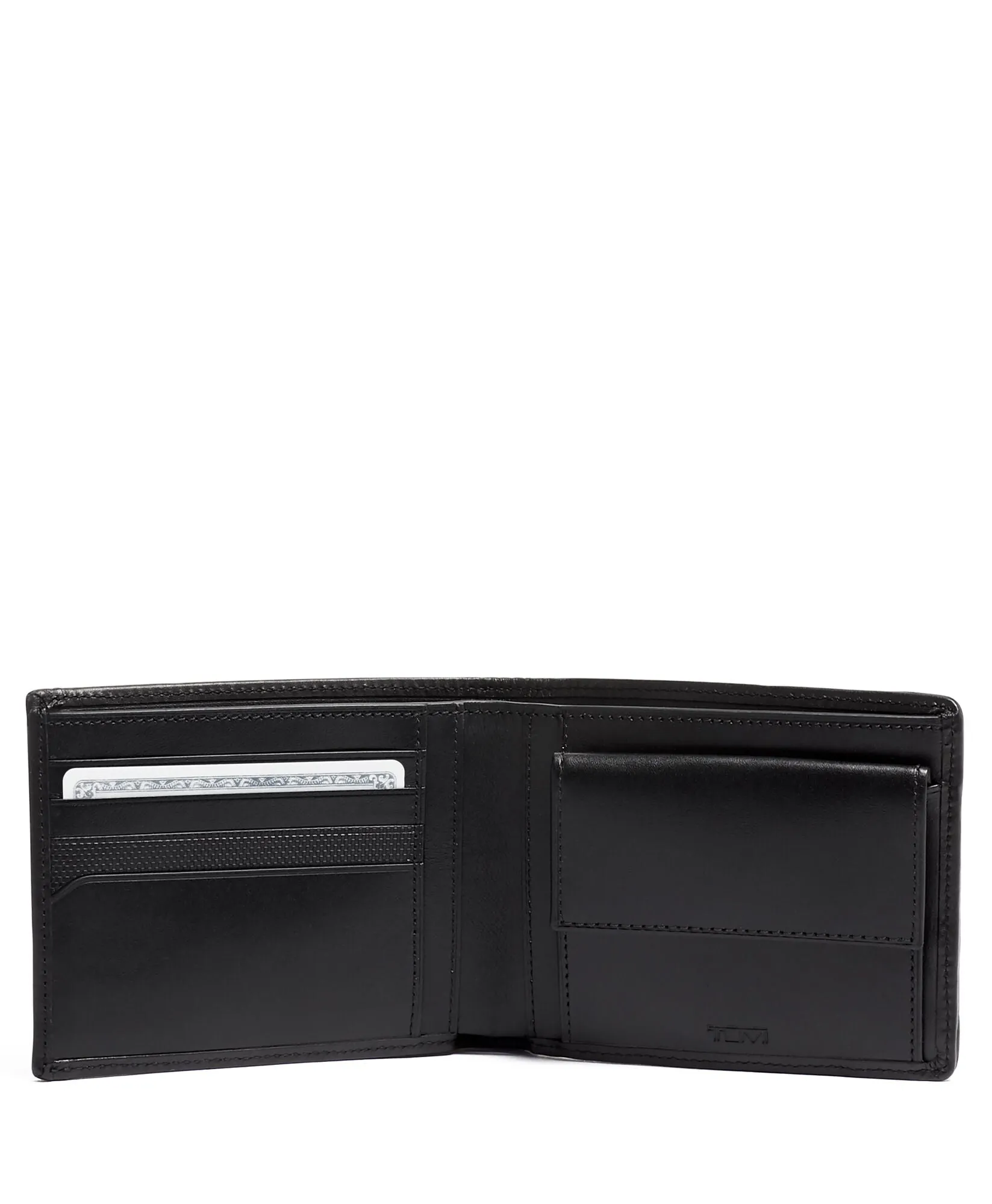 ALPHA GLOBAL WALLET WITH COIN POCKET - BLACK