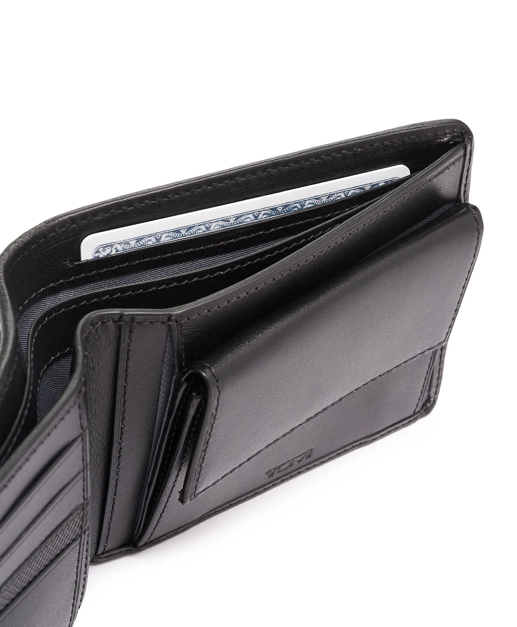 ALPHA GLOBAL WALLET WITH COIN POCKET - BLACK