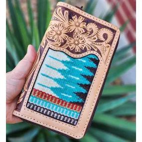 American Darling Tooled Leather Wallet