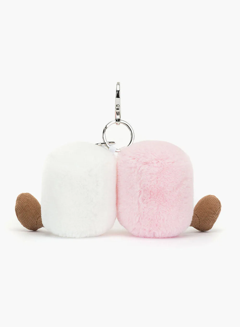 Amuseable Pair of Marshmallows Bag Charm