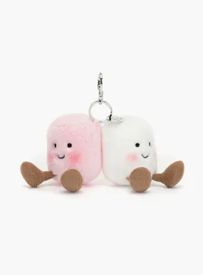 Amuseable Pair of Marshmallows Bag Charm