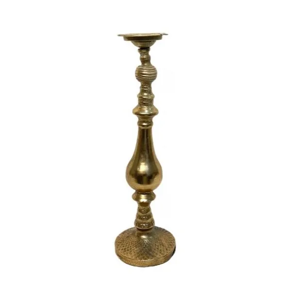 Antique Brass Candle Holder