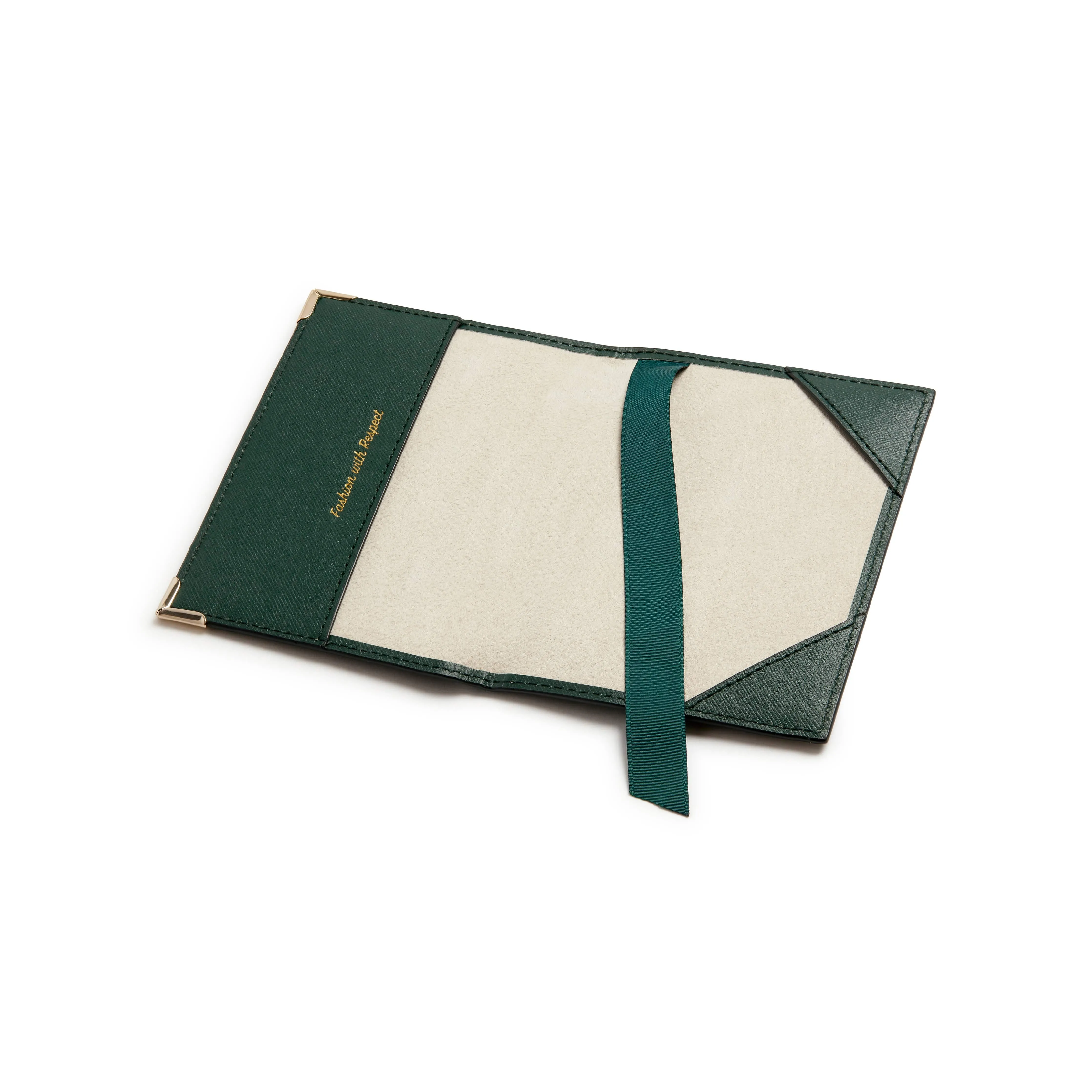 Ash Vegan Leather Passport Holder & Key Chain Gift Box | Green