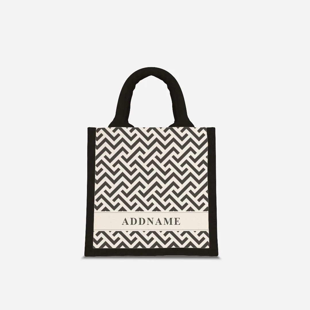 AUFBAU Series - Black Jute Bags