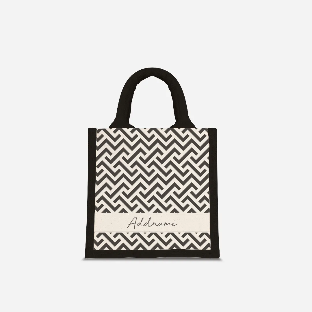 AUFBAU Series - Black Jute Bags