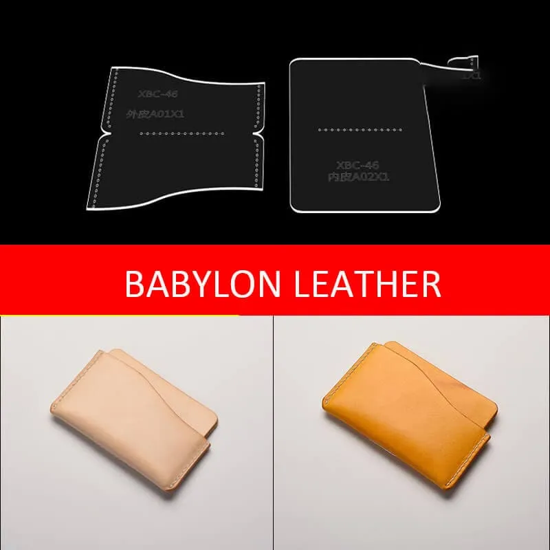 BABYLON™ Leather Card Case Pattern XBC-46