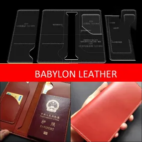 BABYLON™ Long Wallet & Passport Holder Handmade Pattern AAB-172