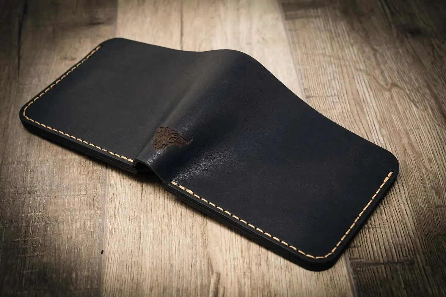 Badge Bifold Wallet - Black