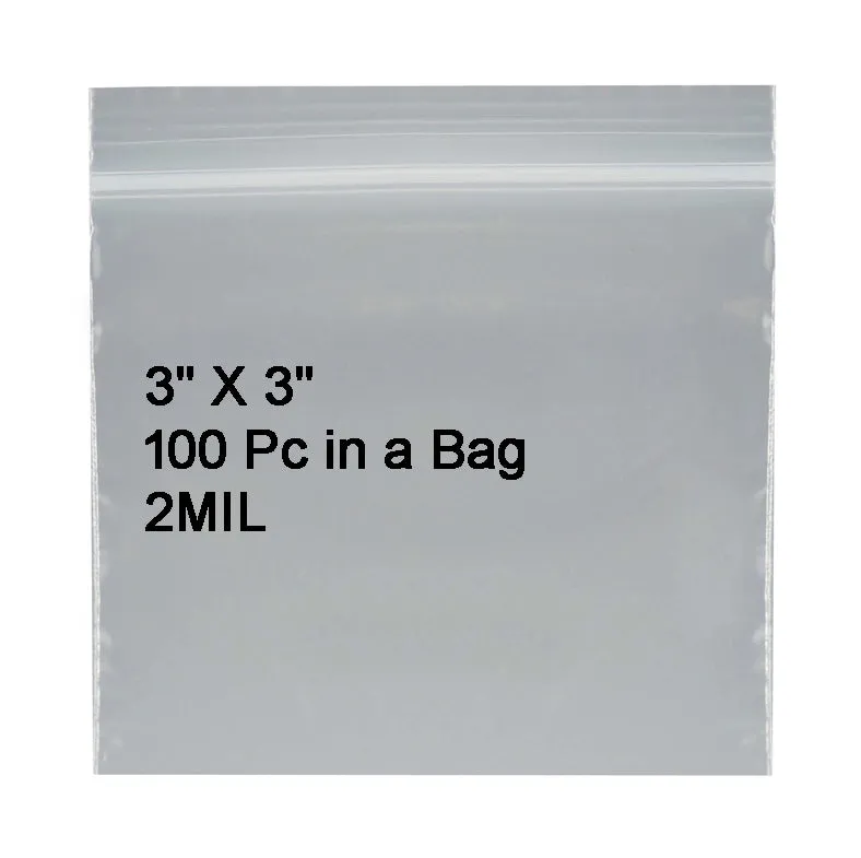 Bag - Self Locking Bag - 3" x 3"