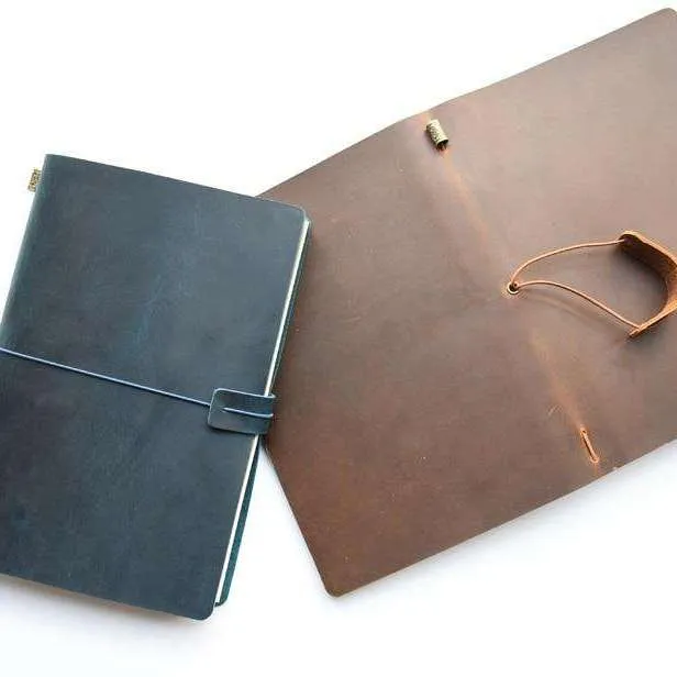 Baja Bay Travel Journal Genuine Leather