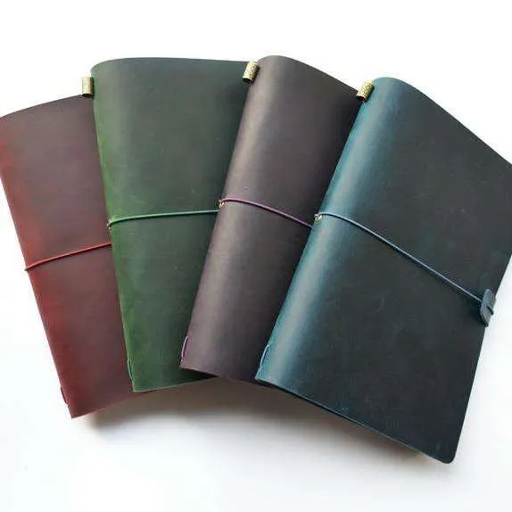 Baja Bay Travel Journal Genuine Leather