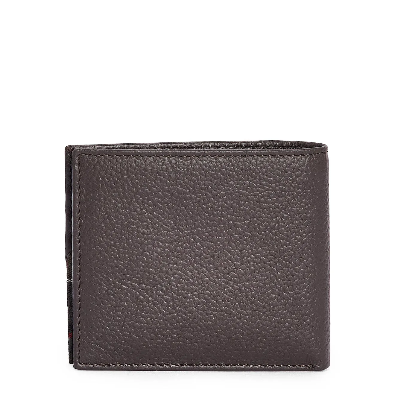 Barbour Tabert Leather Wallet Chocolate Brown