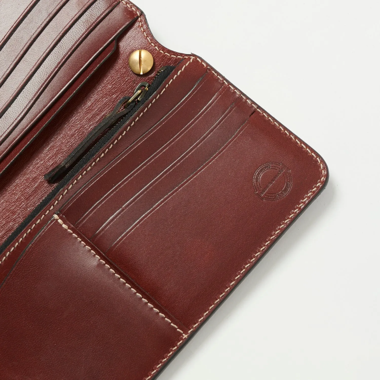 Barnes & Moore 'Roadster' Long Wallet - Tarnsjo Dark Cherry