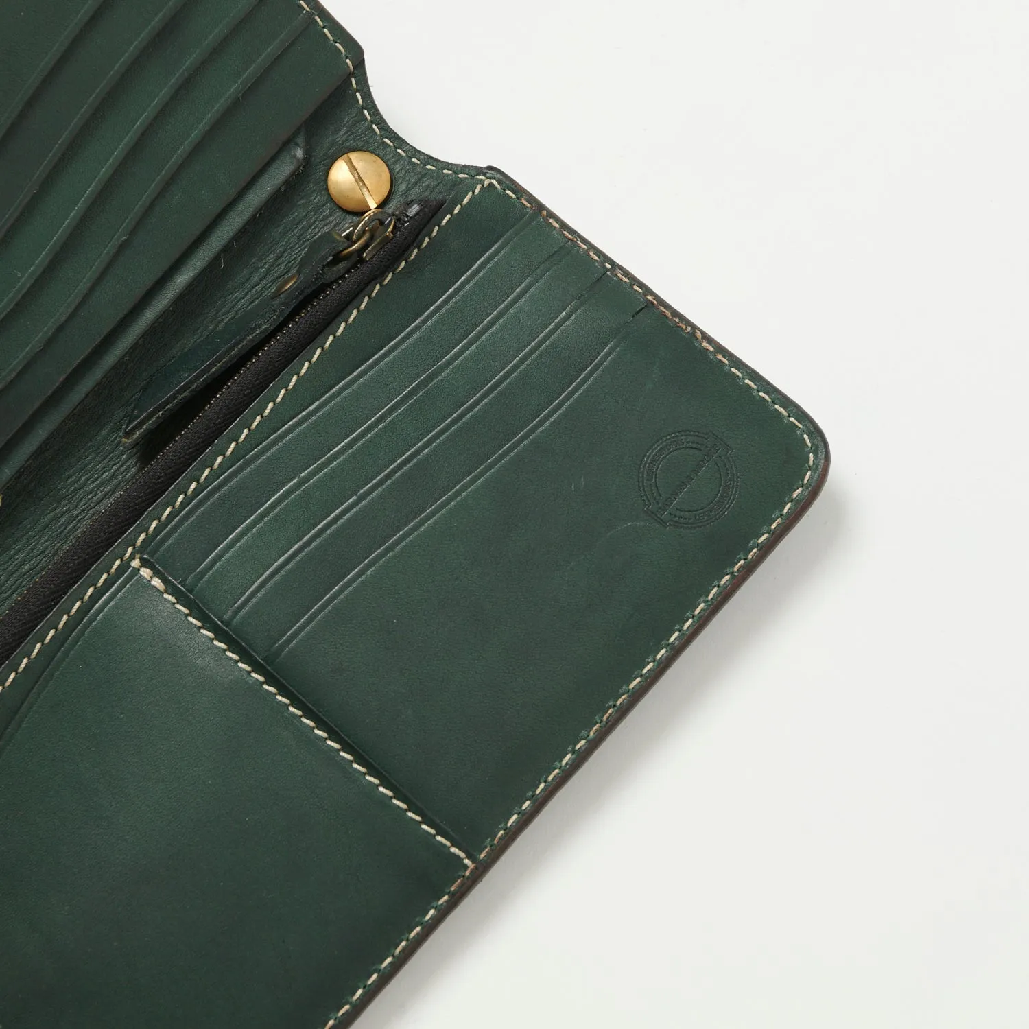 Barnes & Moore 'Roadster' Long Wallet - Tarnsjo Forest Green