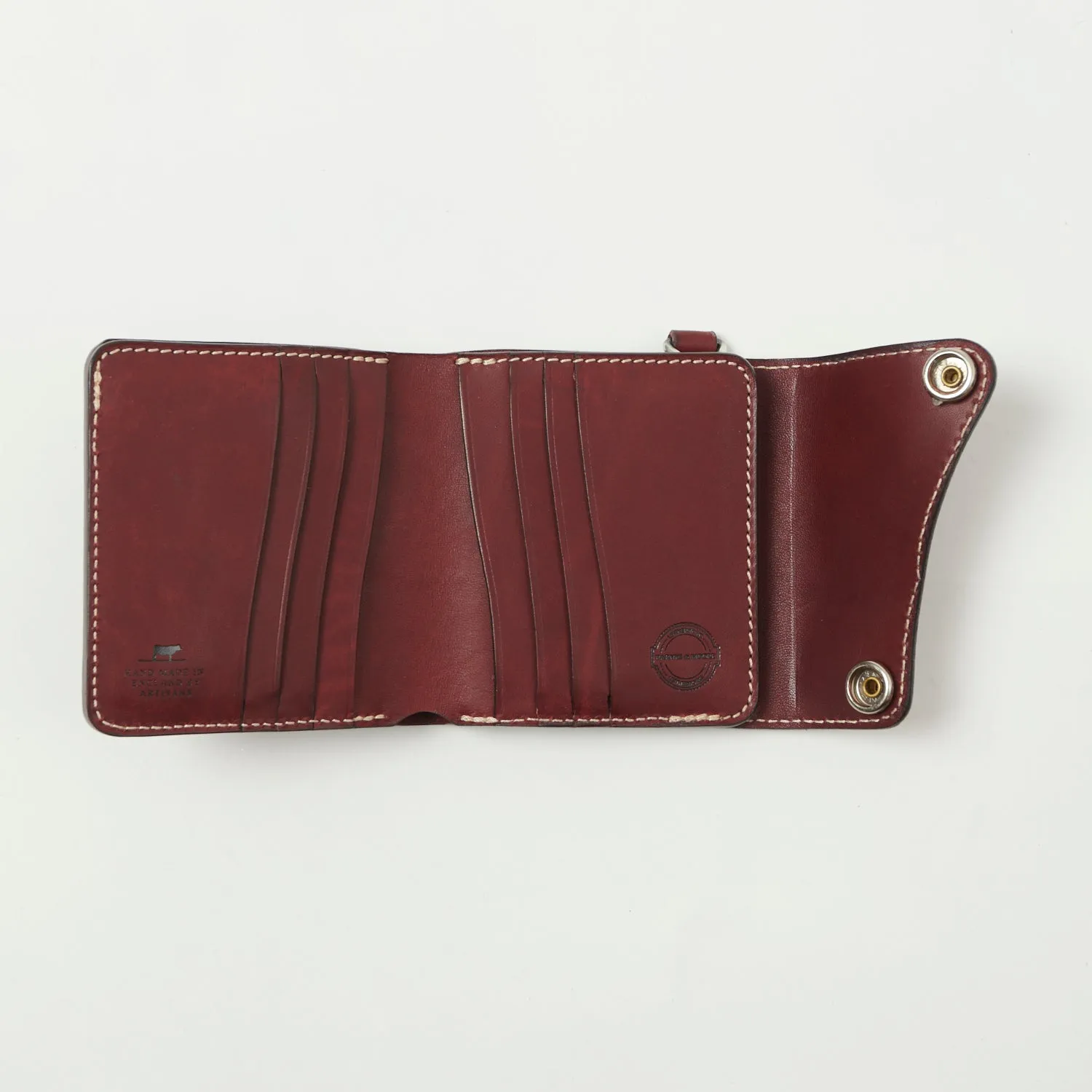 Barnes & Moore 'Sportsman' Mid Wallet - Dark Cherry