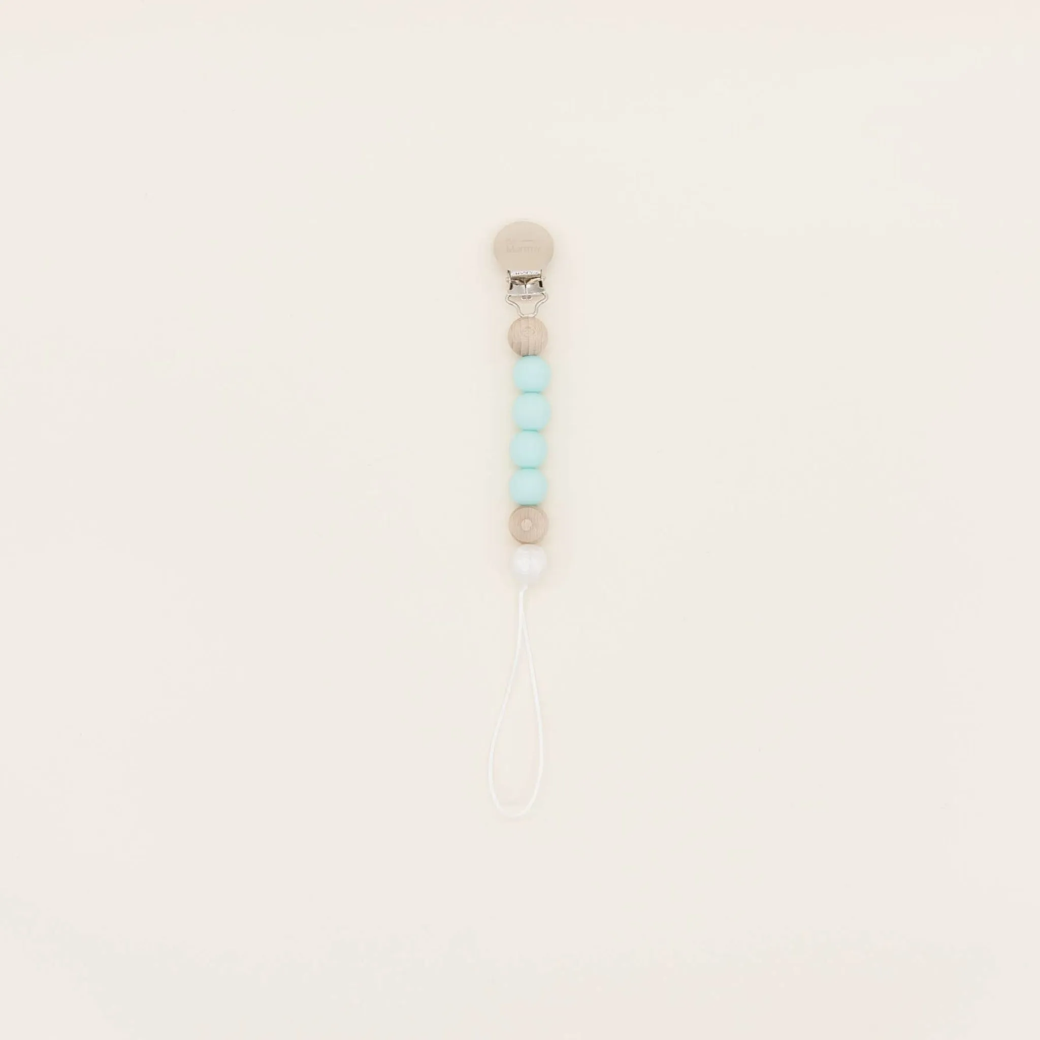 Be Mummy - Mini pacifier holder - Pearl: Aquamarine