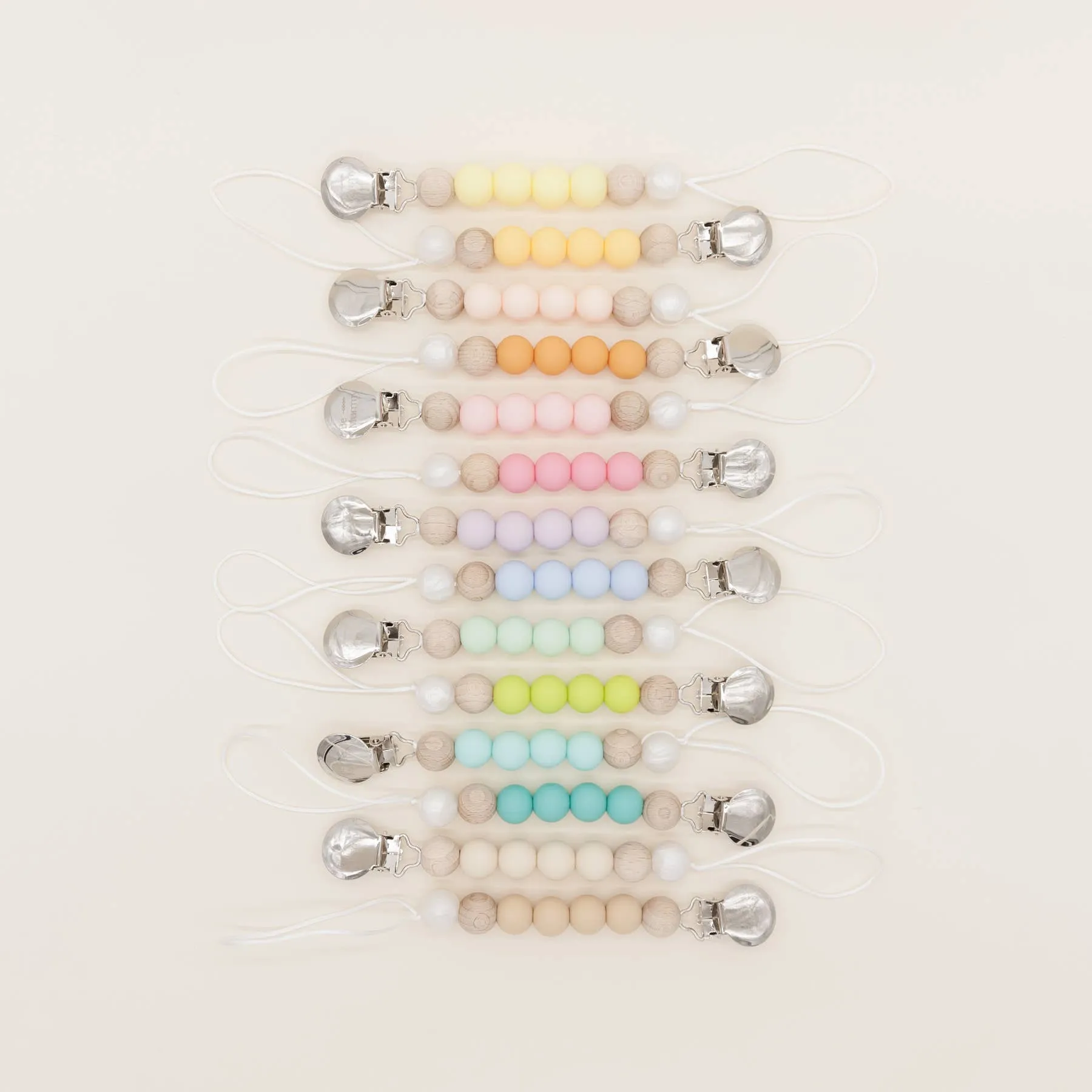 Be Mummy - Mini pacifier holder - Pearl: Aquamarine