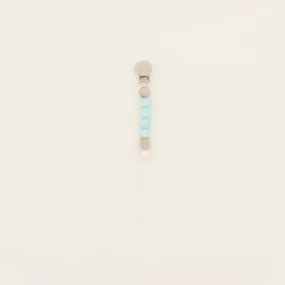 Be Mummy - Mini pacifier holder - Pearl: Aquamarine