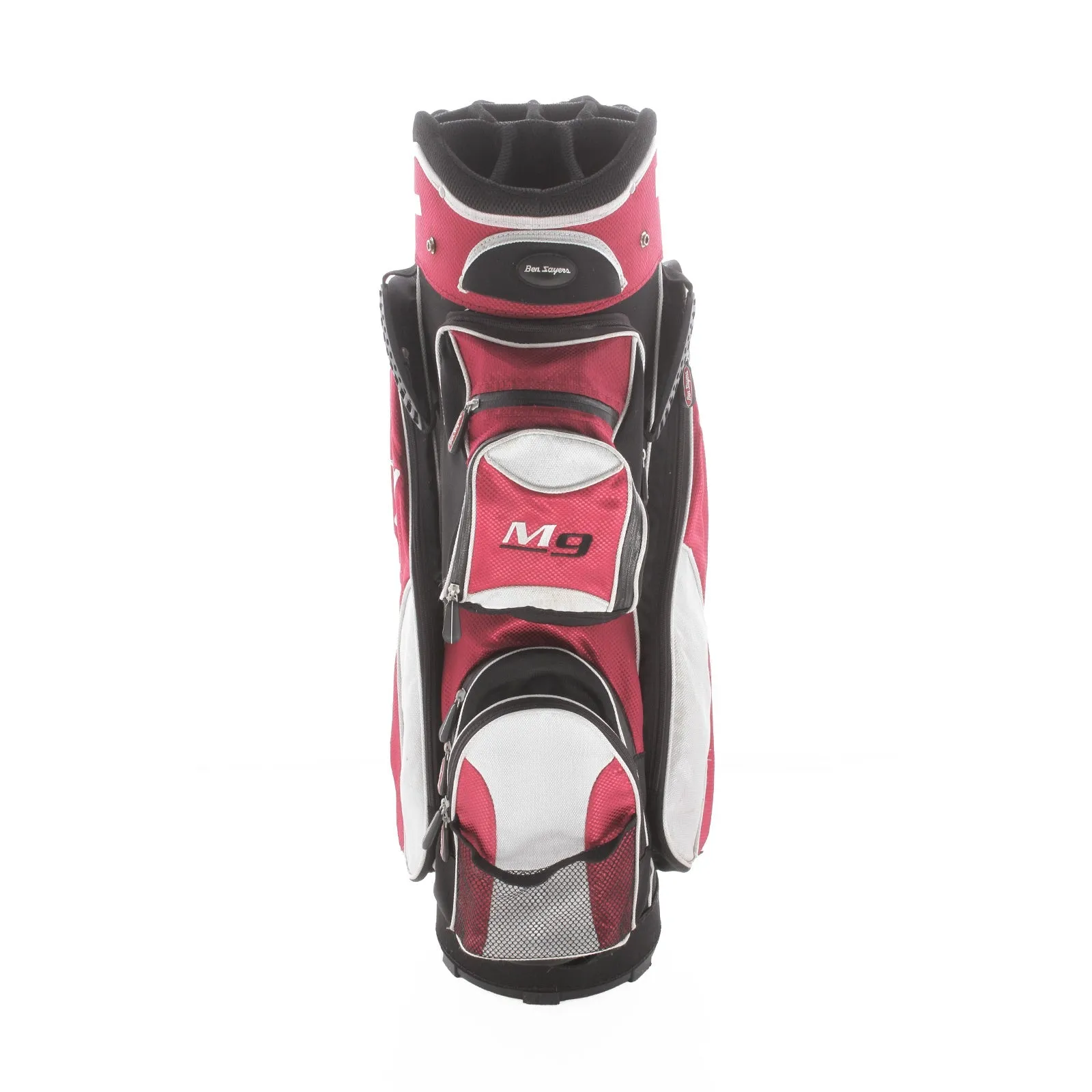 Ben Sayers M9 Cart Bag - Crimson/White