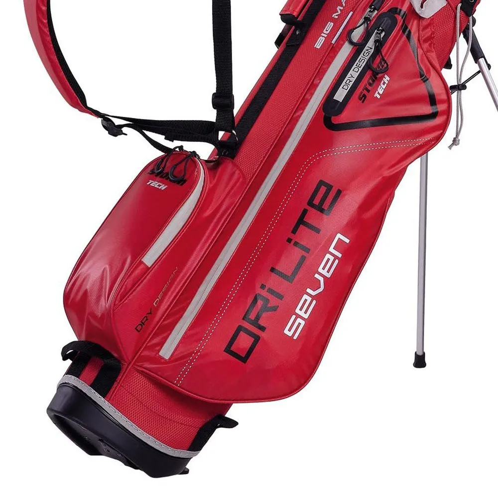 Big Max Dri-Lite 7 Stand Bag - Red