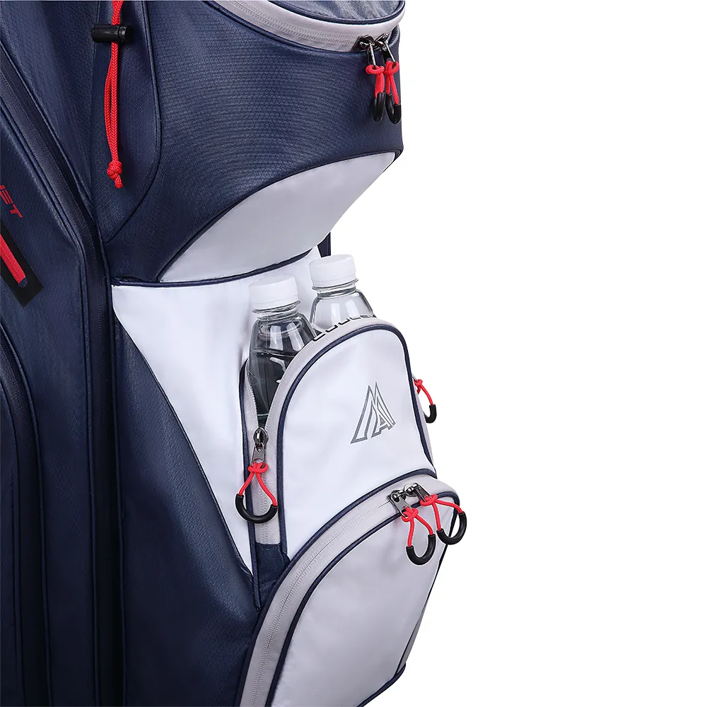 Big Max Dri Lite Style Cart Bag - Navy/White/Red