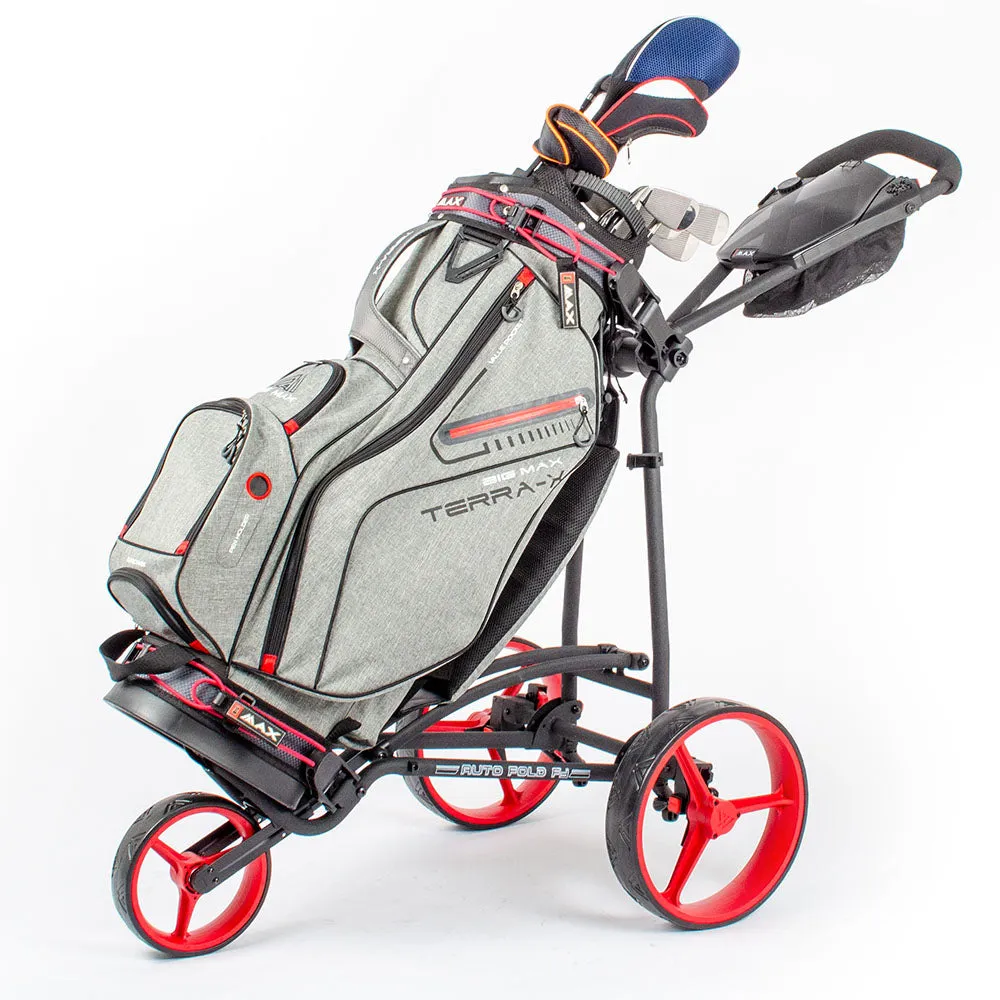 Big Max Terra X Cart Bag - Black/Red