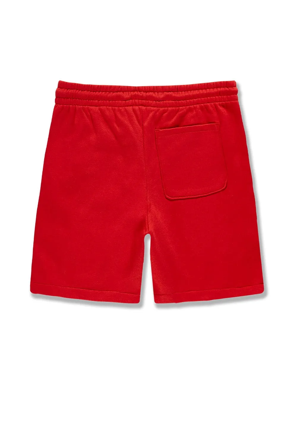 Big Men's Retro Paradise Tonal Shorts (Red)