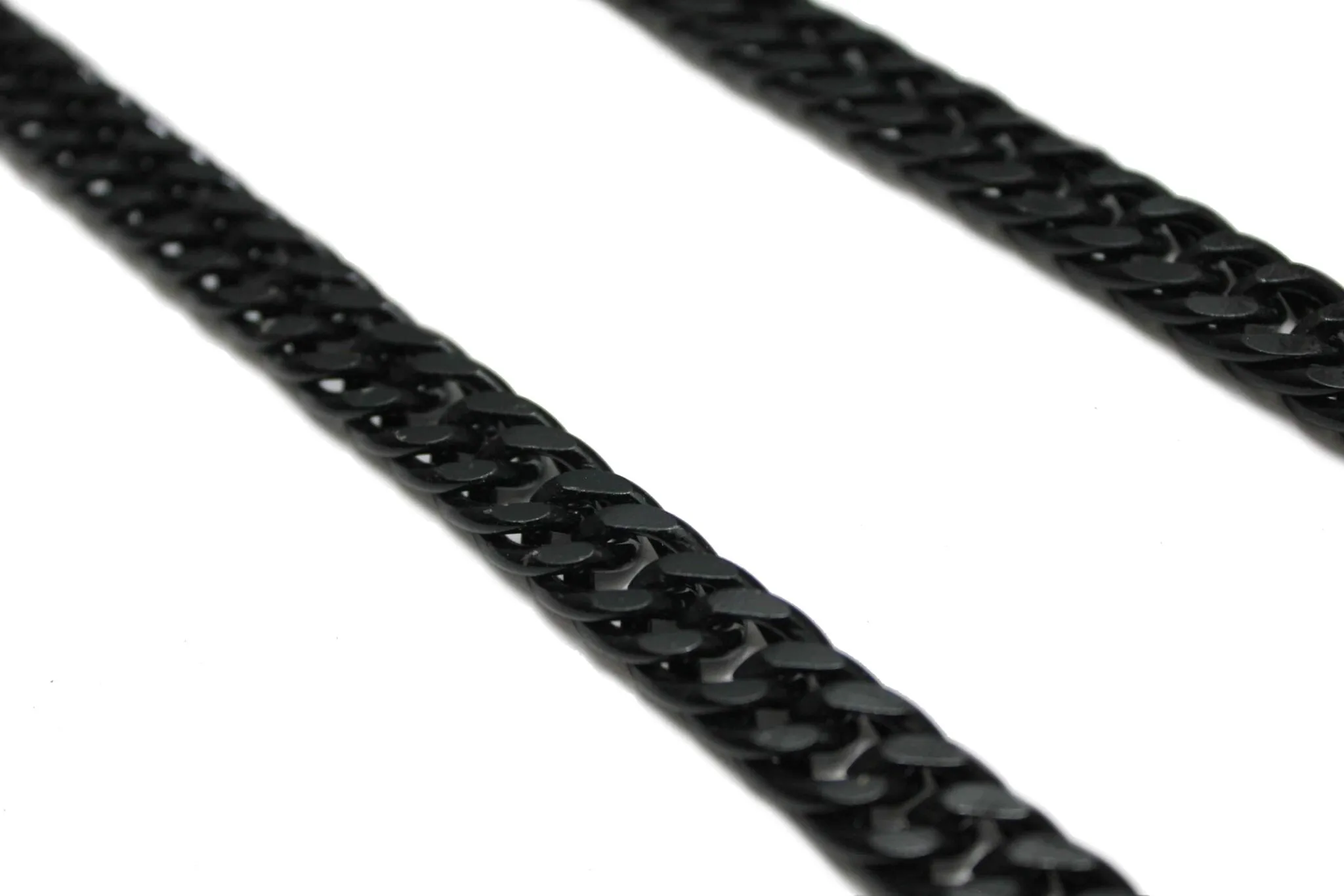 Black Double Link Wallet Chain 33"