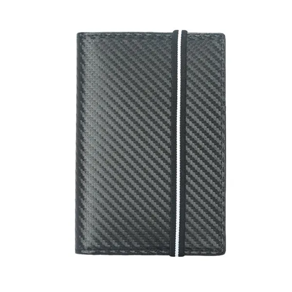 Black Grained Leather RFID Passport Holder 黑色真牛皮RFID安全防盜護照證件套 CH19009